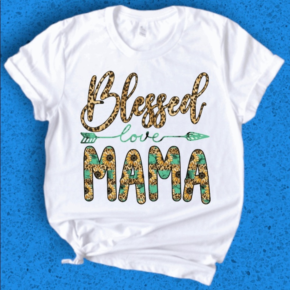 Blessed Love Mama Women Tshirt
